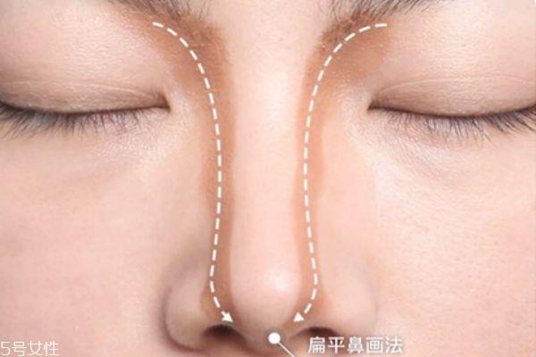 修容棒怎么画鼻子 鼻影的画法图解