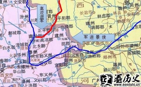 玉璧之战作战示意图