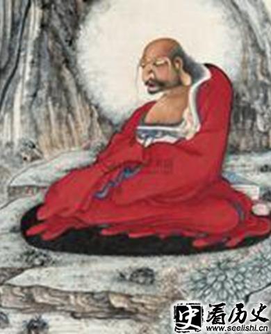 达摩参禅图