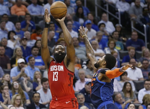 篮球——NBA 常规赛：雷霆胜火箭