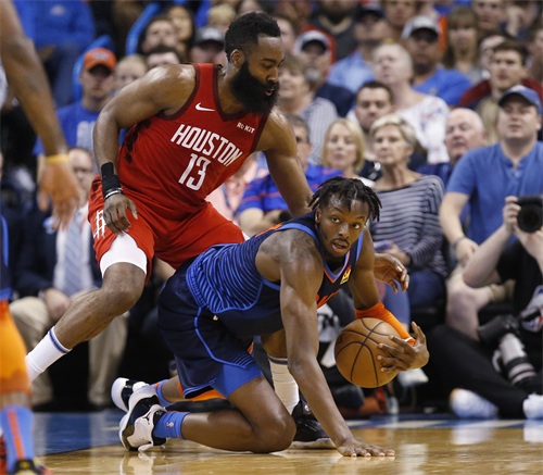 篮球——NBA 常规赛：雷霆胜火箭