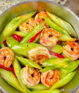 ​芹菜炒虾仁