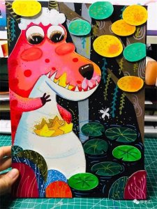 ​少儿美术素材—经典儿童范画作品25幅,值得你收藏!