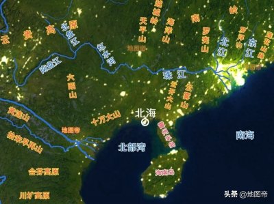 ​明明靠近南海，为何称北海市？