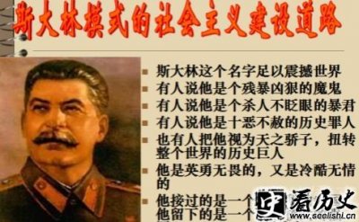 ​人们如何评价斯大林模式