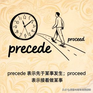 ​别再混淆！precede和proceed快速区分