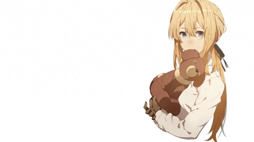 插画壁纸丨紫罗兰永恒花园