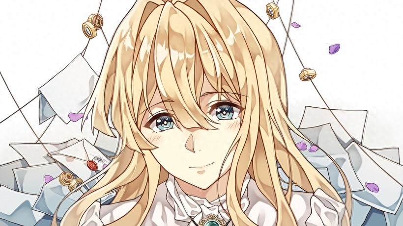 插画壁纸丨紫罗兰永恒花园