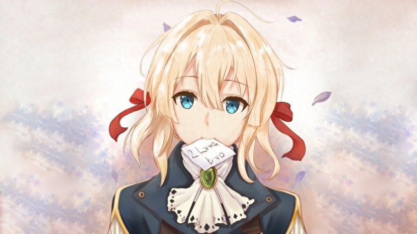 插画壁纸丨紫罗兰永恒花园