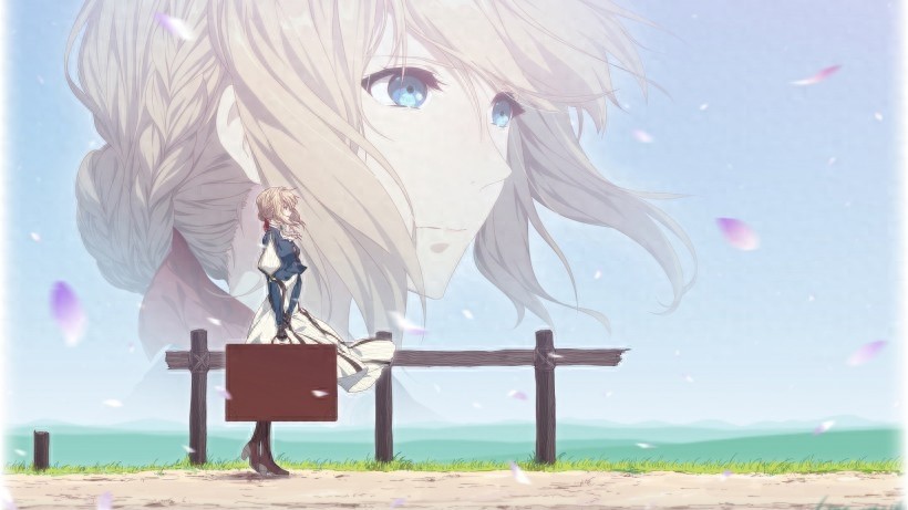 插画壁纸丨紫罗兰永恒花园