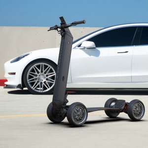 ​电动滑板界的“超跑”！全倾斜转向，超刺激的骑行体验